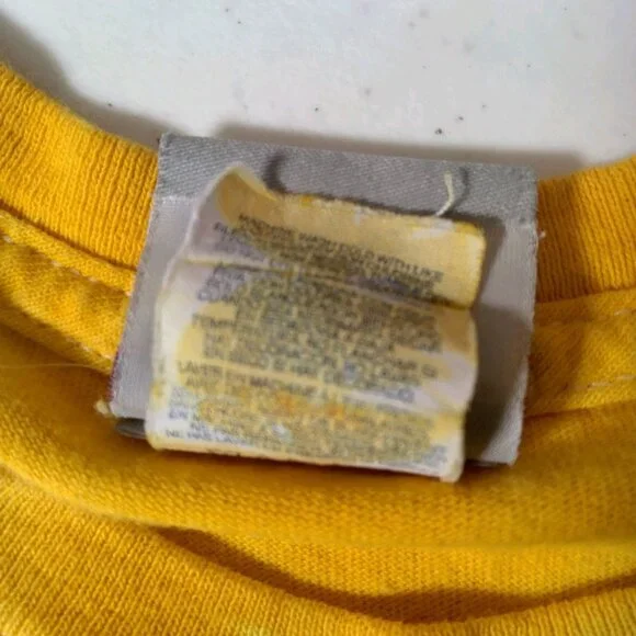 Pittsburgh Pirates Baseball Shirt Medium Gold Black Tie Dye MLB Genuine Hippie - Picture 8 of 14